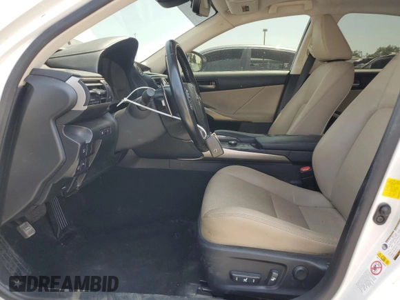 2017 Lexus IS 200t с VIN JTHBA1D29H5041103, выставлен на аукционе Copart как лот 61836885 с пробегом 38 327 миль миль и Списание • Salvage title. История ставок и продаж доступна на DreamBid. Изображение 7.