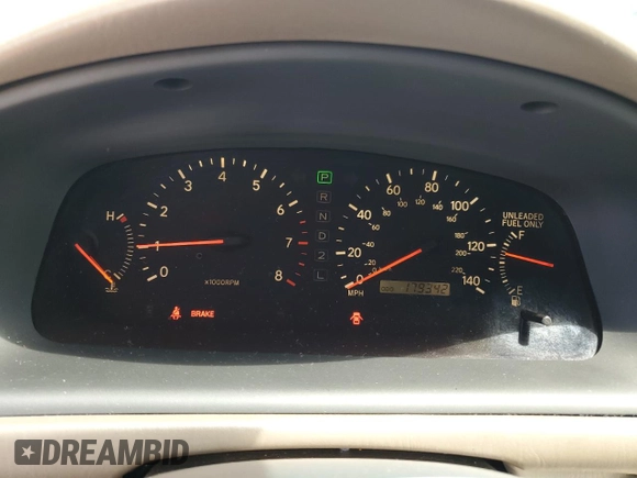 1998 Lexus ES 300 with VIN JT8BF28G3W0144816, listed as a Copart auction lot 61594275 with 179,342 mi miles and Clean title. Bid and sale history available at DreamBid. Image 9.