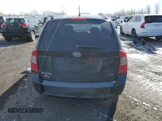 2007 Kia Rondo LX with VIN KNAFG525377114777, listed as a Copart auction lot 45409825 with 112,708 mi miles and Salvage Title. Bid and sale history available at carsss.com. Image 6.