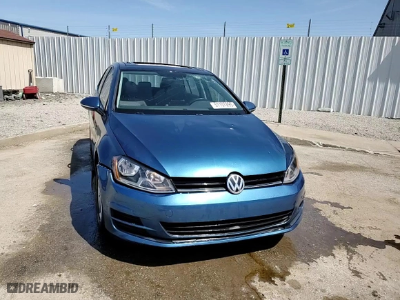 2017 Volkswagen Golf S with VIN 3VW217AU8HM067127, listed as a Copart auction lot 51107295 with 62,526 mi miles and Salvage Title. Bid and sale history available at carsss.com. Image 14.