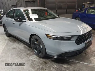 2025 Honda Accord Sport-L with VIN 1HGCY2F79SA019747, listed as a IAAI auction lot 42161226 with 741 mi miles and . Bid and sale history available at DreamBid. Image 1.
