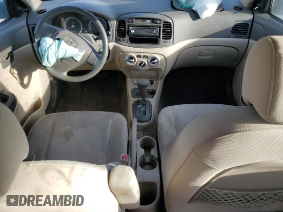 2009 Hyundai Accent Auto GLS with VIN KMHCN46C99U389245, listed as a Copart auction lot 49434645 with 0 mi miles and Salvage Title. Bid and sale history available at carsss.com. Image 8.
