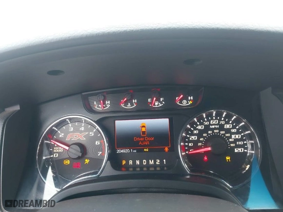 2013 Ford F-150 XL with VIN 1FTFW1EF2DFB26407, listed as a IAAI auction lot 41522160 with 204,920 mi miles. Bid and sale history available at carsss.com. Image 7.