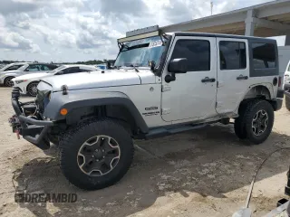2012 Jeep Wrangler Unlimited Sport z VIN 1C4BJWDG8CL220960, wystawiony jako Copart lot #57823315 z przebiegiem 177 541 mil mil oraz Szkoda całkowita • Salvage title. Historia ofert i sprzedaży dostępna na DreamBid. Obrazek 1.