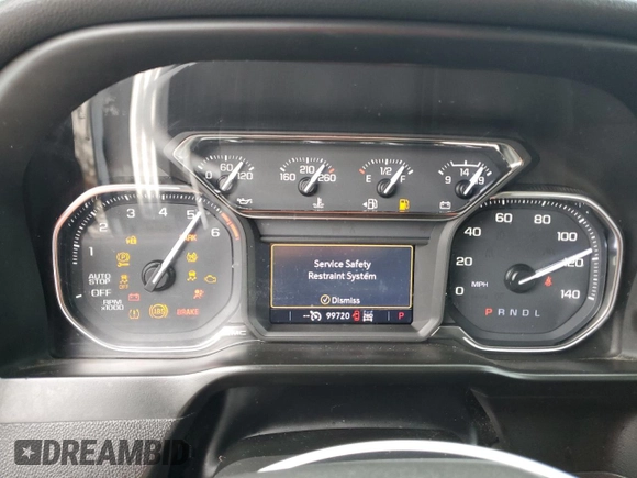 2020 GMC Sierra 1500 with VIN 3GTP9BEK7LG132747, listed as a Copart auction lot 78930514 with 99,720 mi miles and Salvage Title. Bid and sale history available at DreamBid. Image 9.