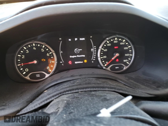 2017 Jeep Renegade Sport with VIN ZACCJAAB2HPF93866, listed as a Copart auction lot 50313915 with 82,444 mi miles and Salvage Title. Bid and sale history available at DreamBid. Image 9.