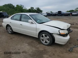 2003 Acura TL Type S with VIN 19UUA56823A091801, listed as a Copart auction lot 54557194 with 183,962 mi miles and Salvage Title. Bid and sale history available at carsss.com. Image 4.