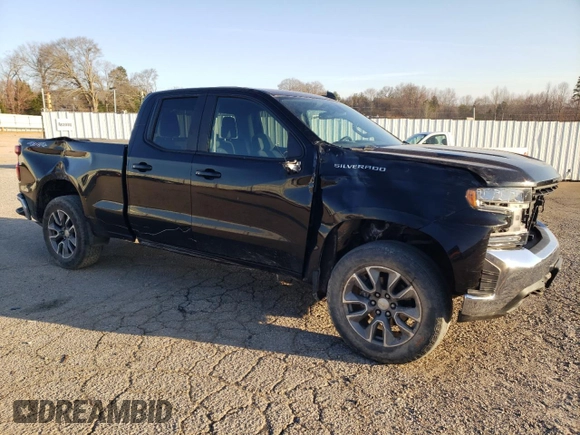 2020 Chevrolet Silverado 1500 LT with VIN 1GCRYDED3LZ135203, listed as a Copart auction lot 48203185 with 50,589 mi miles and Salvage Title. Bid and sale history available at carsss.com. Image 4.