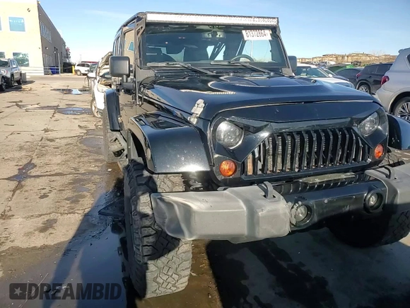 2016 Jeep Wrangler Unlimited 75th Anniversary with VIN 1C4BJWEG7GL113824, listed as a Copart auction lot 81372864 with 98,497 mi miles and Salvage title. Bid and sale history available at DreamBid. Image 14.
