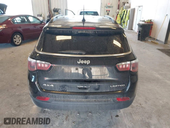 2018 Jeep Compass Limited with VIN 3C4NJDCBXJT349081, listed as a IAAI auction lot 42534929 with 106,781 mi miles and . Bid and sale history available at DreamBid. Image 16.