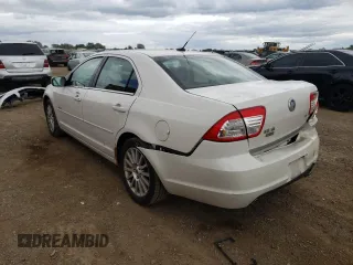 2008 Mercury Milan Premier with VIN 3MEHM08188R622893, listed as a Copart auction lot 66665814 with 124,956 mi miles and Salvage Title. Bid and sale history available at carsss.com. Image 2.