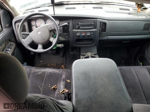 2004 Dodge 1500 SLT with VIN 1D7HA18D64S632790, listed as a Copart auction lot 55580905 with Not Provided miles and Salvage Title. Bid and sale history available at DreamBid. Image 8.
