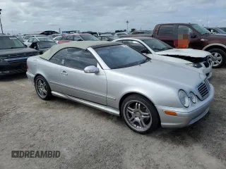 2003 Mercedes-Benz CLK 430 with VIN WDBLK70G33T137769, listed as a Copart auction lot 75193894 with Not Provided miles and Salvage Title. Bid and sale history available at DreamBid. Image 4.
