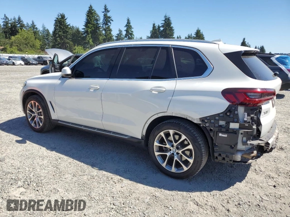 2023 BMW X5 sDrive40i with VIN 5UXCR4C0XP9N92372, listed as a Copart auction lot 63607755 with 53,159 mi miles and Salvage title. Bid and sale history available at DreamBid. Image 2.