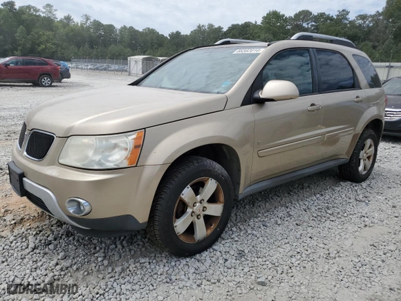 2007 Pontiac Torrent with VIN 2CKDL73F276074385, listed as a Copart auction lot 66382014 with 228,985 mi miles and Salvage Title. Bid and sale history available at carsss.com. Image 1.