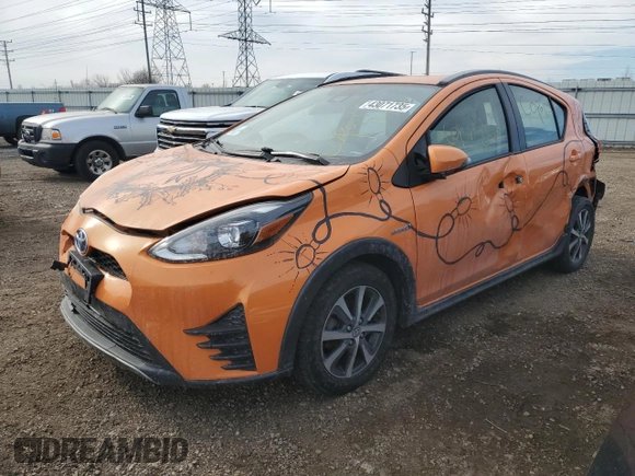 2018 Toyota Prius One with VIN JTDKDTB30J1605671, listed as a Copart auction lot 43071735 with 96,273 mi miles and Salvage Title. Bid and sale history available at DreamBid. Image 1.