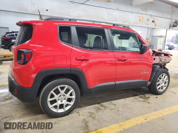 2020 Jeep Renegade Sport with VIN ZACNJAAB3LPL03293, listed as a Copart auction lot 83691994 with 105,208 mi miles and Salvage Title. Bid and sale history available at carsss.com. Image 3.