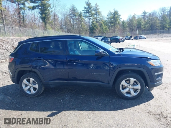 2020 Jeep Compass Latitude with VIN 3C4NJDBB0LT117321, listed as a IAAI auction lot 42027512 with 42,840 mi miles and . Bid and sale history available at DreamBid. Image 13.