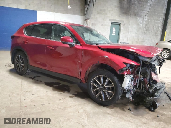 2018 Mazda CX-5 Grand Touring z VIN JM3KFBDMXJ0432197, wystawiony jako Copart lot #50383035 z przebiegiem Nie podano mil oraz Szkoda całkowita • Salvage title. Historia ofert i sprzedaży dostępna na DreamBid. Obrazek 4.