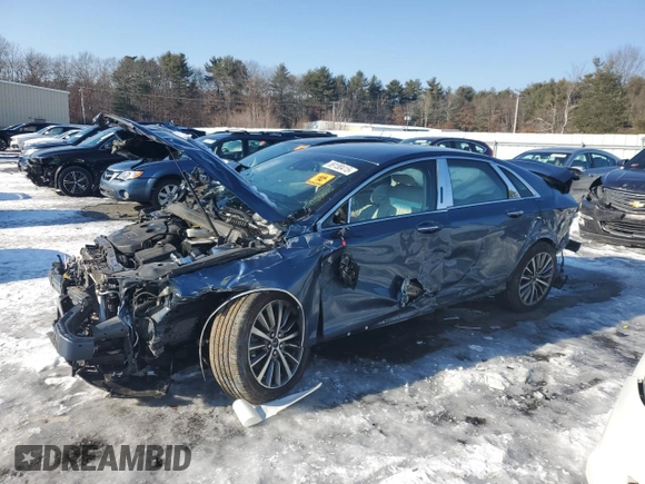 2019 Lincoln MKZ Standard with VIN 3LN6L5A99KR601773, listed as a Copart auction lot 89130415 with 60,857 mi miles and Salvage Title. Bid and sale history available at carsss.com. Image 1.