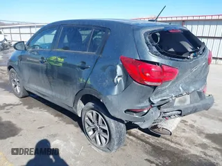 2014 Kia Sportage LX with VIN KNDPB3ACXE7549108, listed as a IAAI auction lot 41691441 with 145,315 mi miles and . Bid and sale history available at carsss.com. Image 3.
