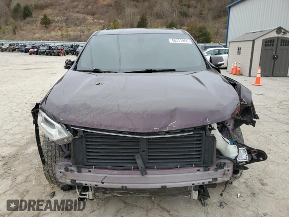 2018 Chevrolet Traverse LT Cloth with VIN 1GNERGKW8JJ271882, listed as a Copart auction lot 48311865 with 129,218 mi miles and Salvage title. Bid and sale history available at DreamBid. Image 5.