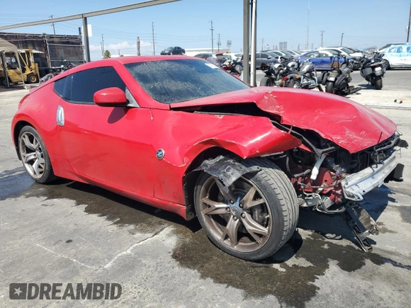 2009 Nissan 370Z Touring with VIN JN1AZ44EX9M402480, listed as a Copart auction lot 74838314 with 0 mi miles and Salvage Title. Bid and sale history available at carsss.com. Image 4.