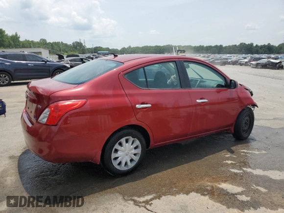 2012 Nissan Versa SV with VIN 3N1CN7APXCL867497, listed as a Copart auction lot 59039645 with 168,270 mi miles and Salvage title. Bid and sale history available at DreamBid. Image 3.