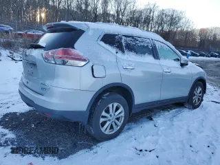 2014 Nissan Rogue SL with VIN 5N1AT2MV3EC769879, listed as a Copart auction lot 88160975 with 56,807 mi miles and Clean Title. Bid and sale history available at carsss.com. Image 3.