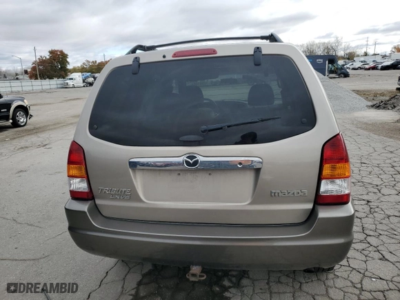 2002 Mazda Tribute LX with VIN 4F2YU08132KM18693, listed as a Copart auction lot 78993994 with 197,295 mi miles and Non Repairable. Bid and sale history available at carsss.com. Image 6.
