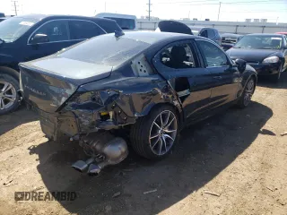 2022 Genesis G70 2.0T with VIN KMTG34TAXNU088980, listed as a Copart auction lot 51467974 with 20,213 mi miles and Salvage Title. Bid and sale history available at carsss.com. Image 3.