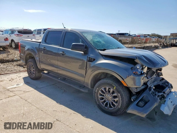 2020 Ford Ranger XL with VIN 1FTER4EH9LLA82394, listed as a Copart auction lot 45814825 with 28,360 mi miles and Salvage Title. Bid and sale history available at DreamBid. Image 4.