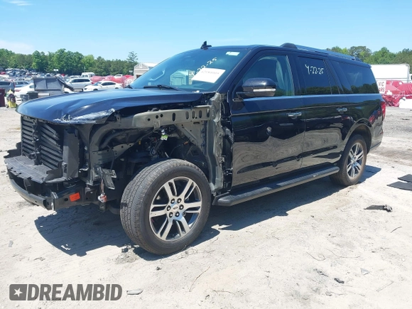 2024 Ford Expedition Max Limited with VIN 1FMJK1K87REA30051, listed as a IAAI auction lot 42184005 with 28,551 mi miles and . Bid and sale history available at DreamBid. Image 2.