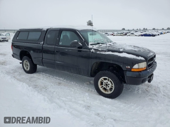 2000 Dodge Dakota SLT with VIN 1B7GG22X1YS504086, listed as a Copart auction lot 44283195 with 137,272 mi miles and Clean Title. Bid and sale history available at DreamBid. Image 4.