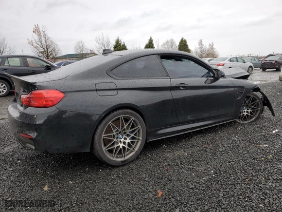 2017 BMW M4 with VIN WBS3R9C59HK709906, listed as a Copart auction lot 85161004 with NaN miles and Salvage Title. Bid and sale history available at carsss.com. Image 3.
