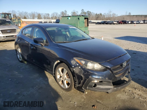 2015 Mazda 3 i Sport with VIN JM1BM1K75F1245442, listed as a Copart auction lot 42684295 with 126,068 mi miles and Salvage Title. Bid and sale history available at DreamBid. Image 4.