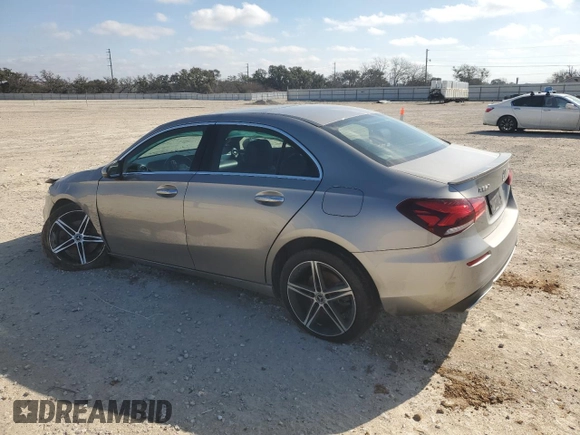 2019 Mercedes-Benz A 220 with VIN WDD3G4FB9KW025445, listed as a Copart auction lot 43725285 with 35,757 mi miles and Salvage Title. Bid and sale history available at DreamBid. Image 2.