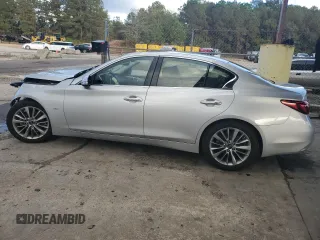 2020 Infiniti Q50 Pure z VIN JN1EV7AP8LM201544, wystawiony jako Copart lot #79871014 z przebiegiem 119 257 mil mil oraz Szkoda całkowita • Salvage title. Historia ofert i sprzedaży dostępna na DreamBid. Obrazek 2.