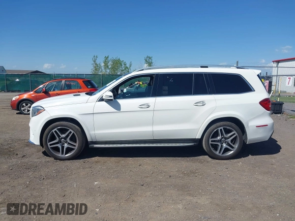 2019 Mercedes-Benz GLS 550 with VIN 4JGDF7DE8KB196691, listed as a IAAI auction lot 42301592 with 57,466 mi miles and . Bid and sale history available at DreamBid. Image 14.