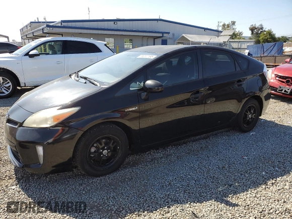 2012 Toyota Prius One with VIN JTDKN3DU6C1517021, listed as a Copart auction lot 55260195 with 183,467 mi miles and Clean Title. Bid and sale history available at DreamBid. Image 1.