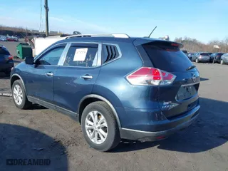 2016 Nissan Rogue SV with VIN KNMAT2MV9GP662786, listed as a IAAI auction lot 41747174 with 142,890 mi miles. Bid and sale history available at carsss.com. Image 3.