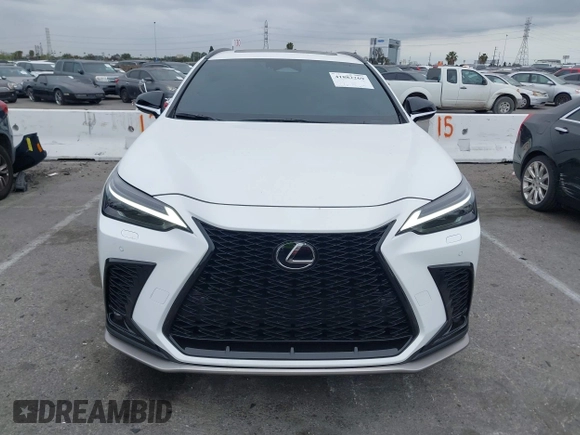 2025 Lexus NX with VIN 2T2KGCEZ4SC064091, listed as a IAAI auction lot 41882269 with 4,920 mi miles. Bid and sale history available at carsss.com. Image 12.