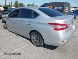 2015 Nissan Sentra S with VIN 3N1AB7APXFY282104, listed as a IAAI auction lot 42004565 with 136,077 mi miles. Bid and sale history available at carsss.com. Image 3.
