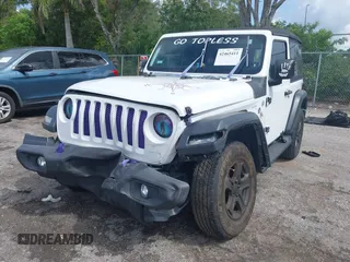 2018 Jeep Wrangler Sport with VIN 1C4GJXAGXJW151460, listed as a IAAI auction lot 42465411 with Not provided miles and . Bid and sale history available at DreamBid. Image 17.