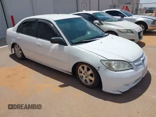 2004 Honda Civic LX with VIN 2HGES16514H539612, listed as a IAAI auction lot 42203658 with Not Provided miles and . Bid and sale history available at DreamBid. Image 1.