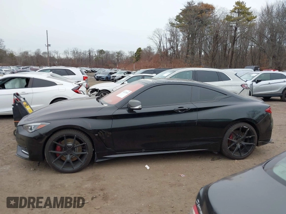 2018 Infiniti Q60 Luxe with VIN JN1EV7EL6JM391283, listed as a IAAI auction lot 41172440 with 70,015 mi miles and . Bid and sale history available at DreamBid. Image 14.