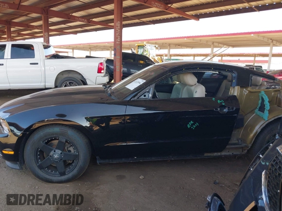 2012 Ford Mustang Premium with VIN 1ZVBP8AM3C5287407, listed as a IAAI auction lot 42433094 with 132,341 mi miles and . Bid and sale history available at DreamBid. Image 15.