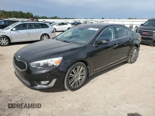 2014 Kia Cadenza Premium with VIN KNALN4D76E5133155, listed as a Copart auction lot 80719984 with 89,302 mi miles and Salvage Title. Bid and sale history available at carsss.com. Image 1.
