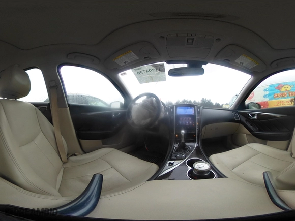 2015 Infiniti Q50 Premium with VIN JN1BV7AR2FM412327, listed as a IAAI auction lot 41794730 with 84,591 mi miles. Bid and sale history available at carsss.com. Image 18.