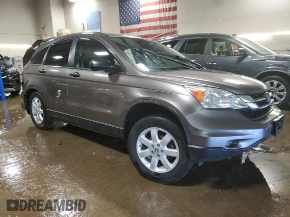 2011 Honda CR-V SE with VIN 5J6RE4H41BL071095, listed as a Copart auction lot 50017575 with 155,820 mi miles and Salvage Title. Bid and sale history available at carsss.com. Image 4.